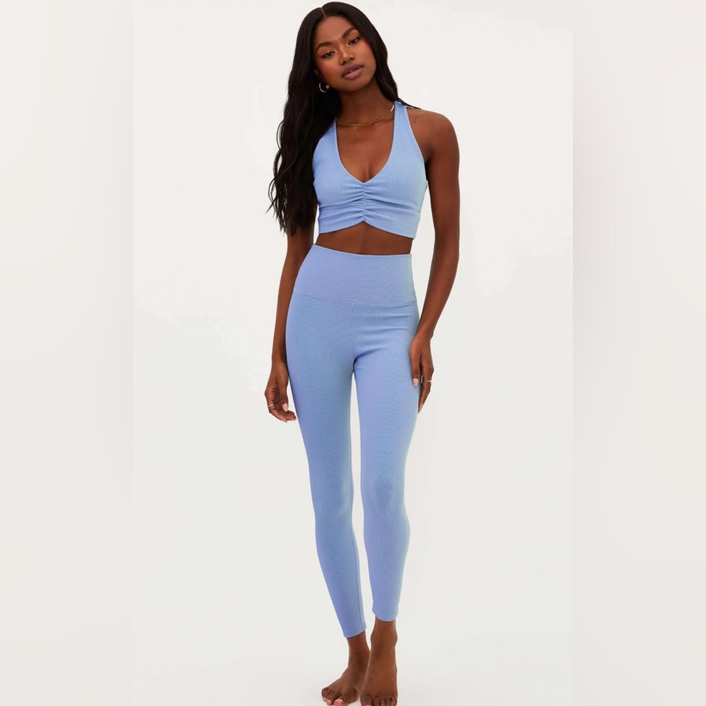 Beach Riot Tayler Legging Seashore Two Tone Rib